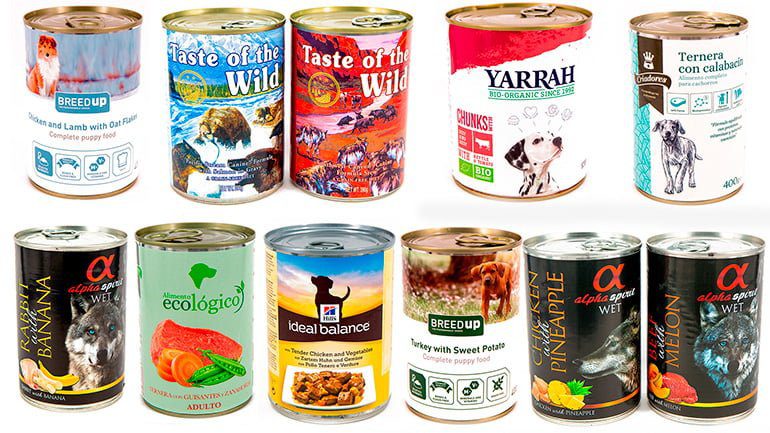 marcas de cómida húmeda para perros