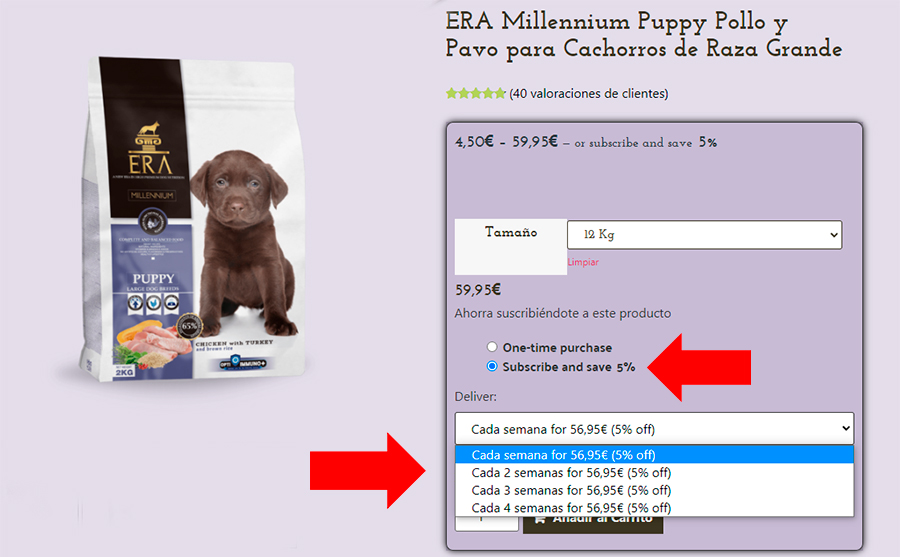 descuento por suscripcion en cunipic